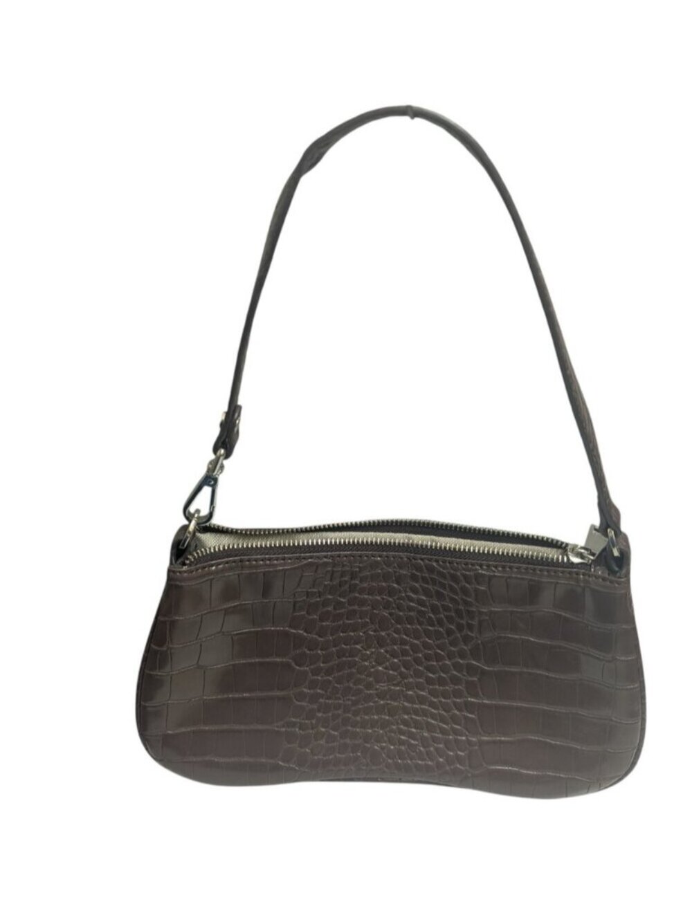 JW PEI Croc-Embossed Style Shoulder Bag